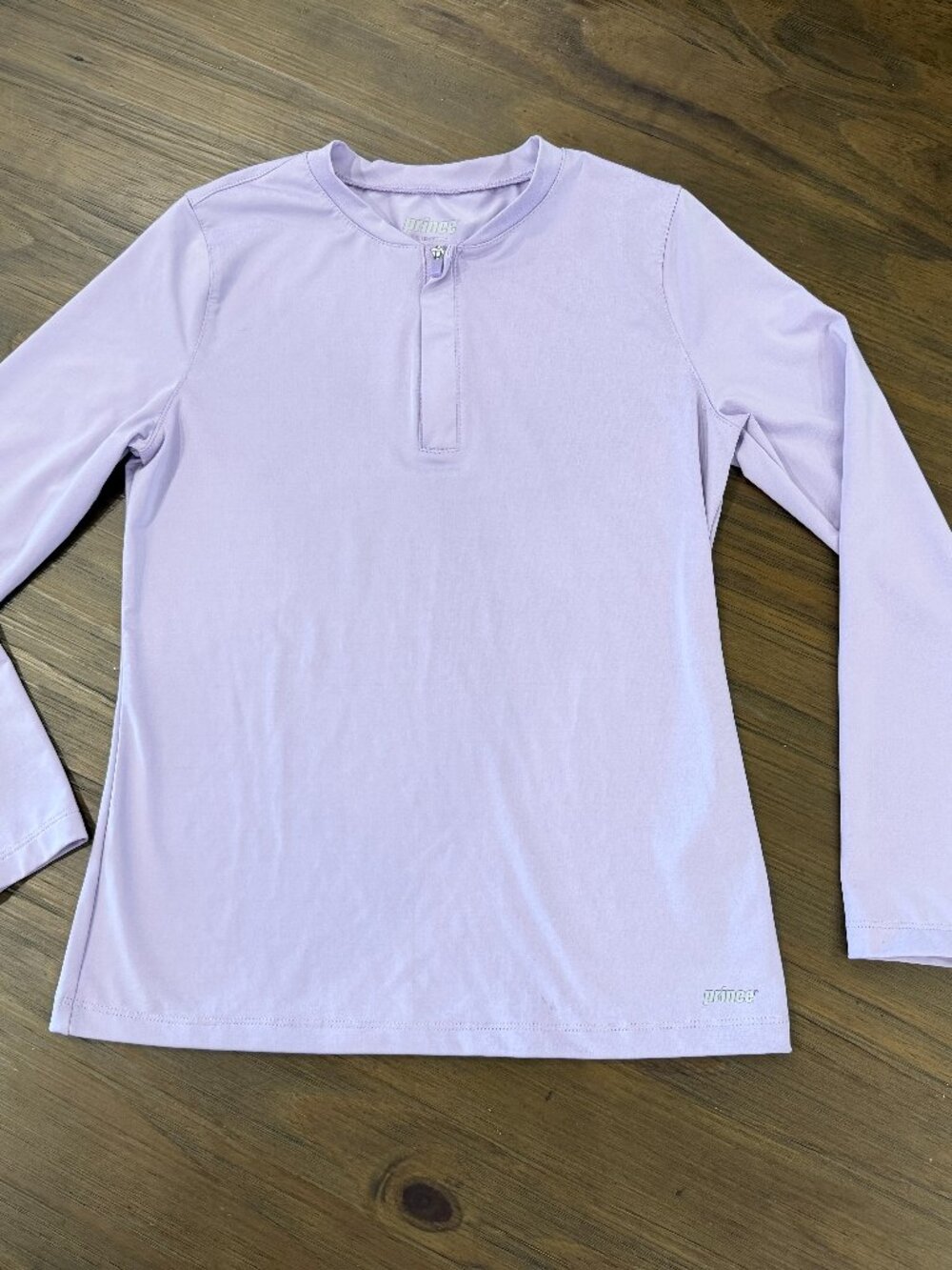 Prince Quarter-Zip Athletic Top Girls Sz M (10-12)